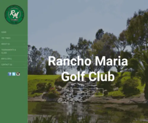 Ranchomariagolf.com(Rancho Maria Golf Club) Screenshot