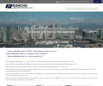 Ranchovan.com(Rancho Management Services (B.C.) Ltd) Screenshot