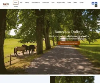 Ranczowdolinie.com.pl(Ranczo w Dolinie) Screenshot