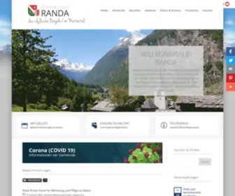 Randa.ch(Gemeinde Randa) Screenshot