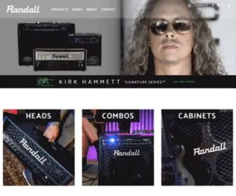 Randallamplifiers.com(Randall Amplifiers) Screenshot