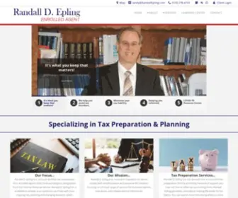 Randallepling.com(Hayward, CA tax preparation and planning) Screenshot