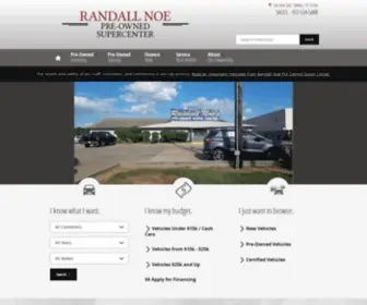 Randallnoeusedcars.com(Randall Noe Pre) Screenshot