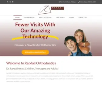 Randallortho.com(Orthodontic Services in Idaho Falls) Screenshot