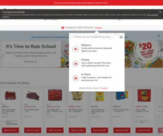 Randalls.com(Order groceries online) Screenshot