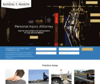 Randalmason.com(San Diego Personal Injury Lawyer) Screenshot