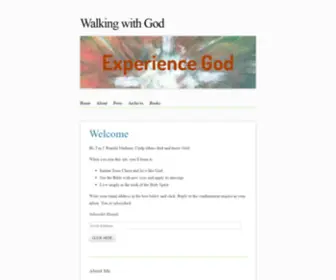 Randalmatheny.com(Walking with God) Screenshot