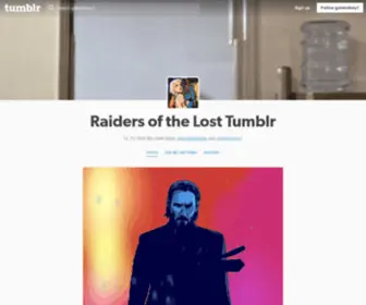 Randar.com(Raiders of the Lost Tumblr) Screenshot