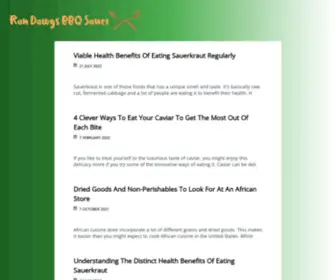 RandawgsbbQsauce.com(Choosing A Great Specialty Foods Vendor) Screenshot