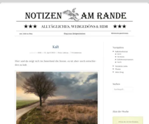 Randblog.de(Blog von Peter Lohren) Screenshot