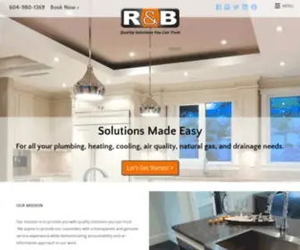 Randbplumbing.ca(R & B Plumbing) Screenshot