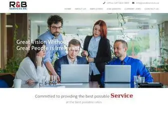 Randbservices.ca(R & B Services Inc) Screenshot