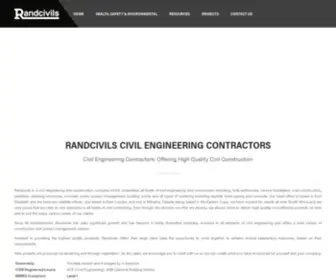 Randcivils.co.za(Civil contracting) Screenshot