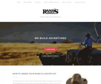 Randhats.com(Rand's Custom Hats) Screenshot