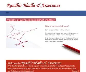 Randhirbhallaandassociates.com(Randhir Bhalla and Associates) Screenshot