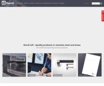 Randi.com(Frontpage) Screenshot