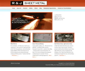 Randjsheetmetal.com(R & J Sheet Metal Distributors Inc) Screenshot