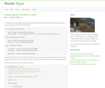 Randlet.com(Randle Taylor) Screenshot