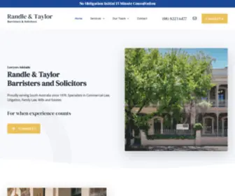 Randletaylor.com.au(Lawyers Adelaide) Screenshot