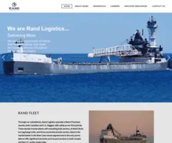 Randlog.com(Leading provider of bulk freight shipping services) Screenshot