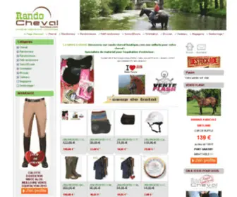 Rando-Cheval-Boutique.com(Rando Cheval Boutique) Screenshot