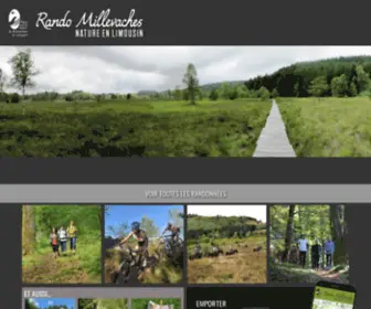 Rando-Millevaches.fr(Nature en limousin) Screenshot