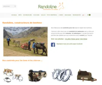 Randoline.com(Matériel pour âne) Screenshot