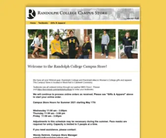 Randolphcampusstore.com(Randolph College Campus Store) Screenshot