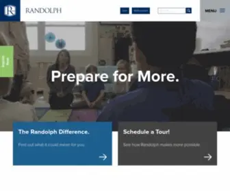 Randolphschool.net(Private day school in Huntsville) Screenshot