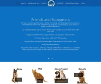 Randolphspca.com(Randolph County SPCA) Screenshot