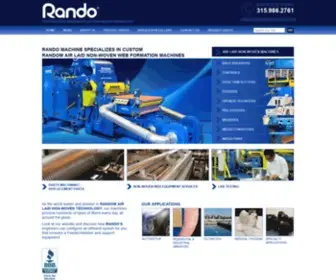 Randomachine.com(Rando Machine Corporation) Screenshot