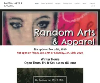 Randomartsnow.com(Randomartsnow) Screenshot