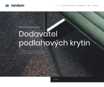 Random.cz(Dodavatel podlahových krytin) Screenshot