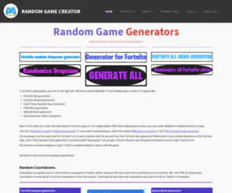 RandomGamecreator.com(Random Game Creator) Screenshot