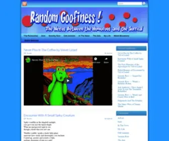 RandomGoofiness.com(Random Goofiness) Screenshot