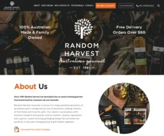 Randomharvestgourmet.com.au(Gourmet Gifting & Gluten Free Food) Screenshot