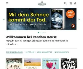 Randomhouse.de(Penguin Random House Verlagsgruppe) Screenshot