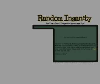 Randominsanity.org(Random Insanity) Screenshot