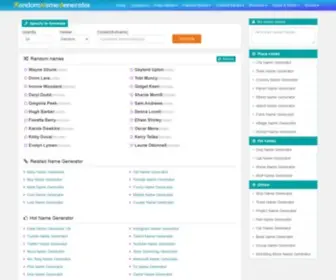 Randomnamegenerator.org(Random Name Generator) Screenshot
