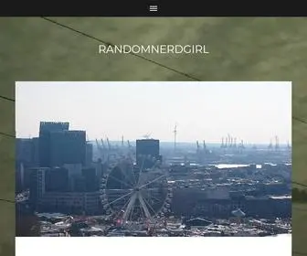 Randomnerdgirl.de(Dieser Blog) Screenshot