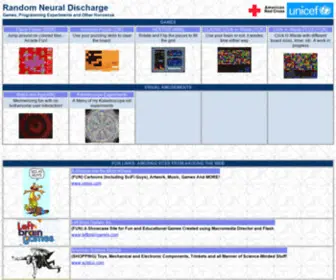 Randomneuraldischarge.com(Random Neural Discharge) Screenshot