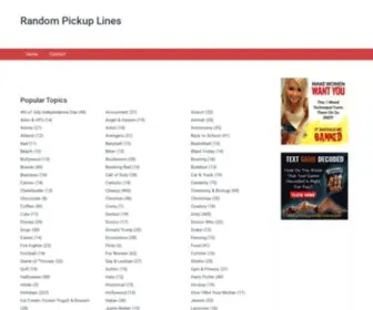 Randompickupline.com(Pickup Lines) Screenshot
