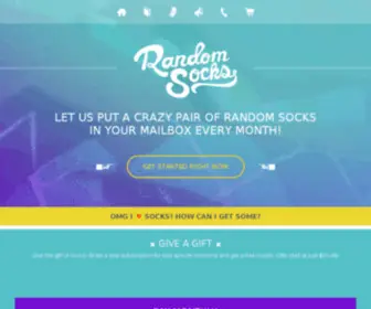 Randomsocks.com(Randomsocks) Screenshot