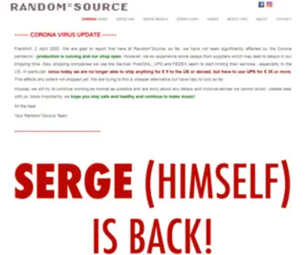 Randomsource.net(Home of Serge Modular (eurorack and 4U)) Screenshot
