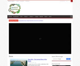 Randomwhispers.com(Random Whispers) Screenshot