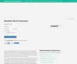 Randomwordgenerator.com Screenshot