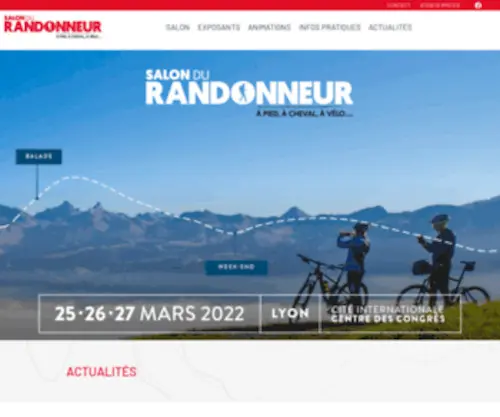 Randonnee.com(LE SALON DU RANDONNEUR) Screenshot