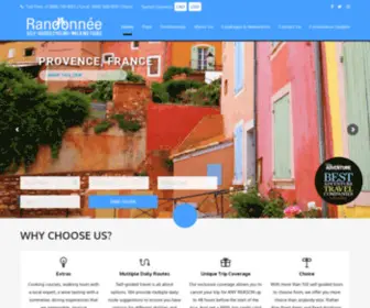 Randonneetours.com(Self-Guided Biking) Screenshot