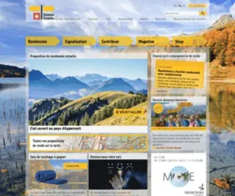 Randonner.ch(Schweizer Wanderwege) Screenshot