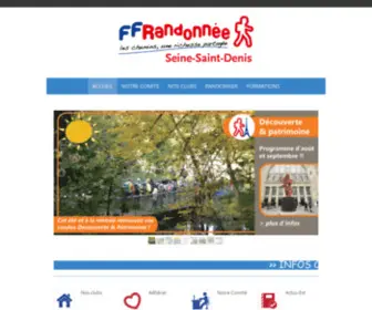 Randopedestre93.fr(Site de rando93) Screenshot